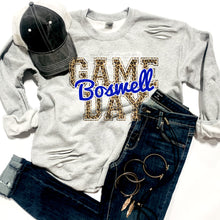 Load image into Gallery viewer, Boswell Game Day w/ Blue &amp; Leopard Print - 5 Style Options