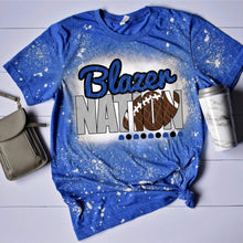 Load image into Gallery viewer, Blazer Nation w/ Football - Blue &amp; Black Text - 12 Style Options