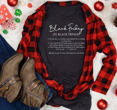 Black Friday - Definition - Black Tee
