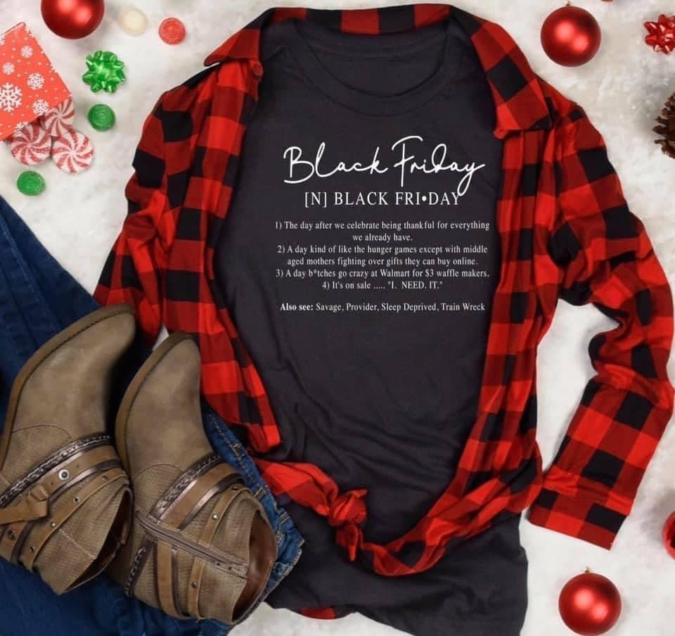 Black Friday - Definition - Black Tee
