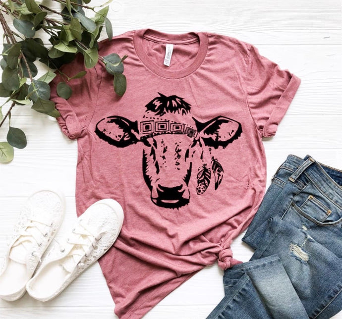 Aztec Cow / Gypsy Heifer - Black Ink