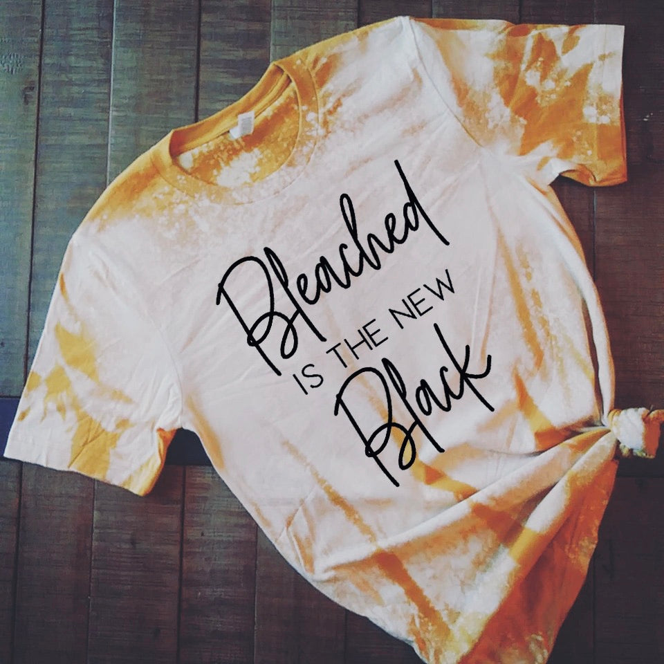 Bleached is the New Black - Acid Wash Scrunched