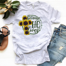 Load image into Gallery viewer, Because He Lives - Sunflower