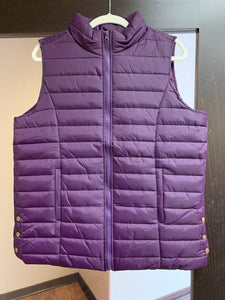 261 - Purple Puff Vest