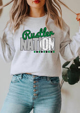 Load image into Gallery viewer, Rustler Nation w/ Volleyball - Green &amp; Black Text - 14 Color Options