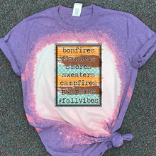 Load image into Gallery viewer, Fall Vibes - Bonfires Flannels Smores Sweaters Campfires Pumpkins