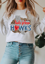 Load image into Gallery viewer, Hardin - Jefferson Hawks w/ Red &amp; Blue w/ Texas &amp; Leopard - 10 Color Options