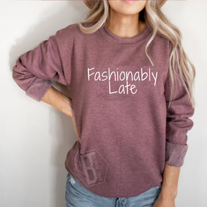 Fashionably Late - White Ink
