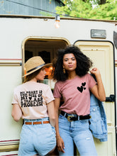 Load image into Gallery viewer, Hearts (On Left Chest) - My Heart Is The Size Of My Ass &amp; That&#39;s The Problem (Back)