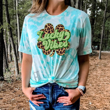 Load image into Gallery viewer, Lucky Vibes Leopard Print 4-Leaf Clover