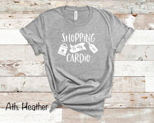 Load image into Gallery viewer, Shopping is My Cardio - Black Friday - White Ink