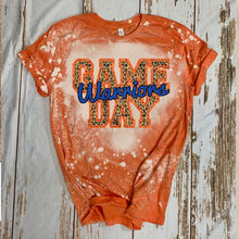 Load image into Gallery viewer, Warriors Game Day w/ Blue &amp; Orange Leopard Print - 13 Color Options