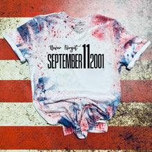 Load image into Gallery viewer, Never Forget - September 11, 2001 - Black Ink