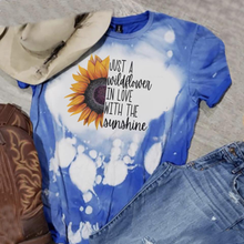 Load image into Gallery viewer, Just A Wildflower In Love With Sunshine w/ Sunflower