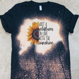 Just A Wildflower In Love With Sunshine w/ Sunflower