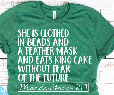 Mardi Gras - Ht. Kelly Green Tee