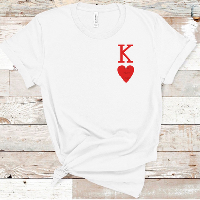 King of Hearts ♥️ - White Tee