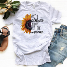 Load image into Gallery viewer, Just A Wildflower In Love With Sunshine w/ Sunflower