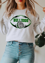 Load image into Gallery viewer, Bulldogs Football w/ Green &amp; Black Print / Football Logo - 15 Color Options