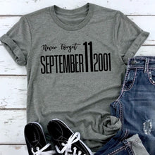 Load image into Gallery viewer, Never Forget - September 11, 2001 - Black Ink