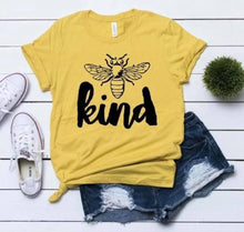 Load image into Gallery viewer, Bee Kind w/ Black Print