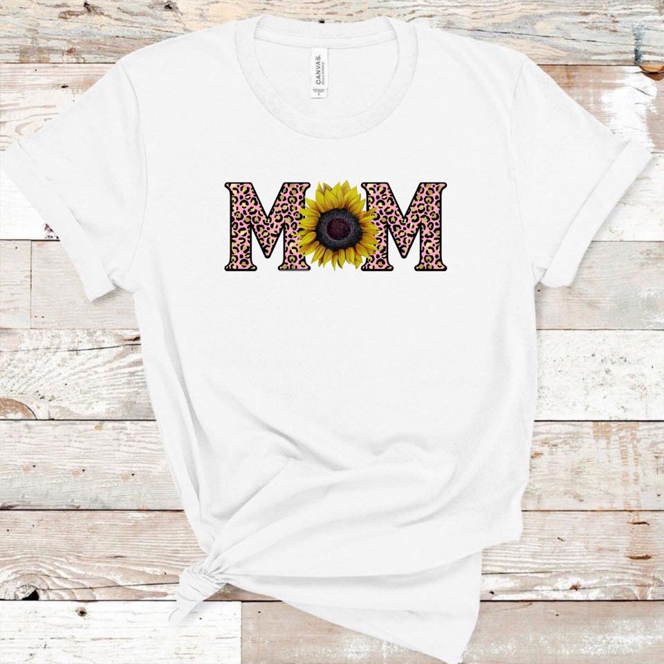 Mom - w/ Sunflower and Pink Leopard