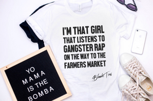 Gangster Rap / Farmers Market - White