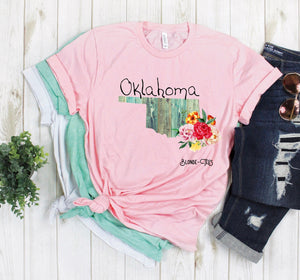 Oklahoma - Light Pink