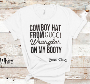 Cowboy Hat from Gucci Wrangler On my Booty