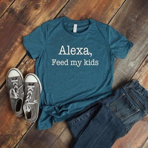 Alexa, Feed My Kids - White Ink