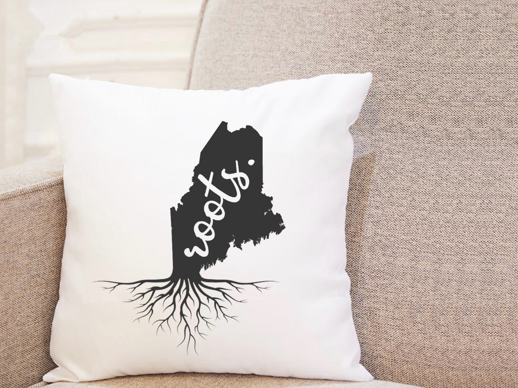 State Roots - Maine - Pillow