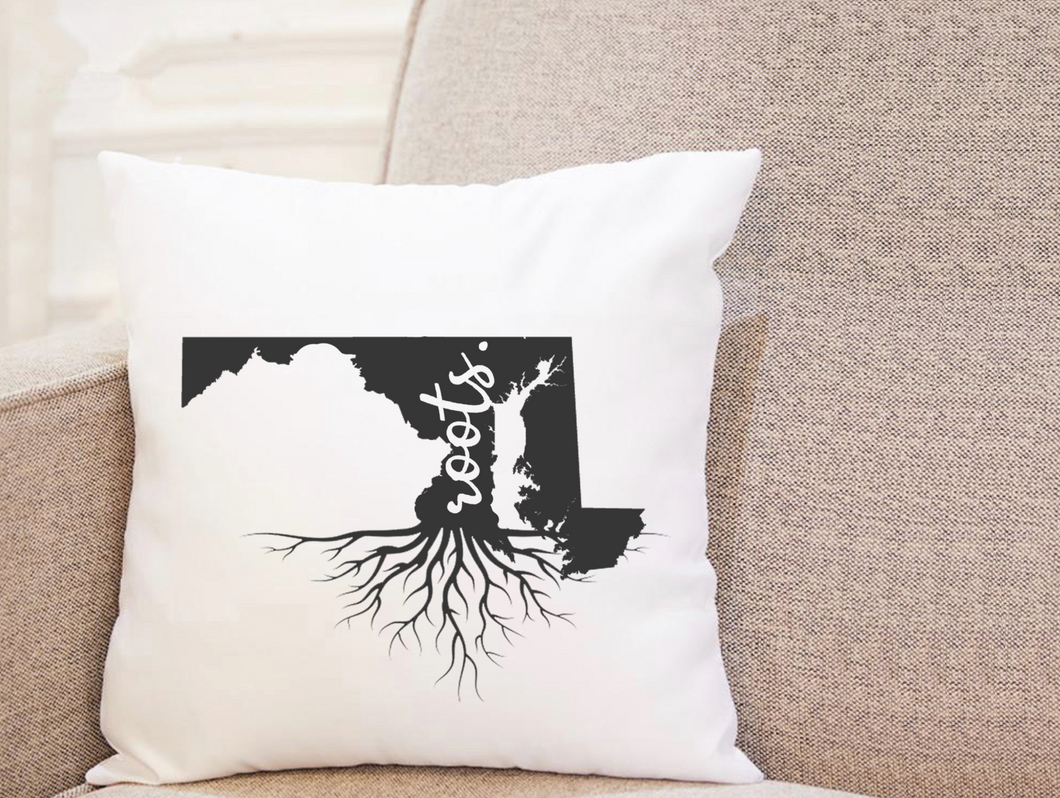 State Roots - Maryland - Pillow