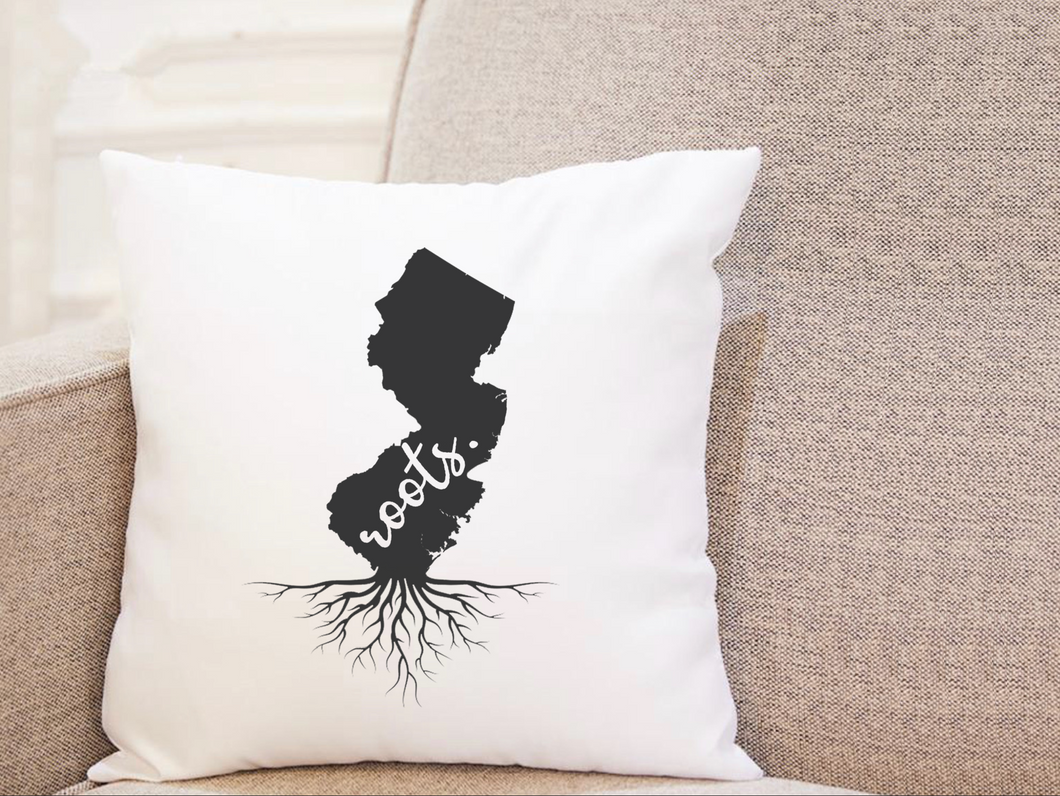 State Roots - New Jersey - Pillow