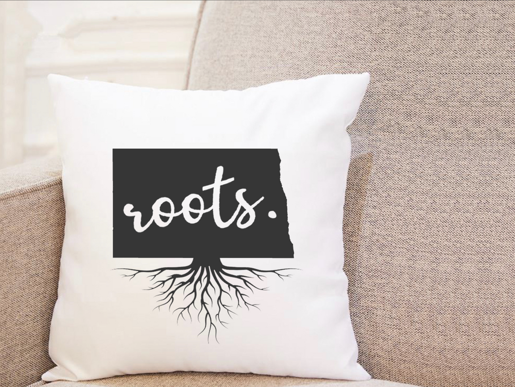 State Roots - North Dakota - Pillow