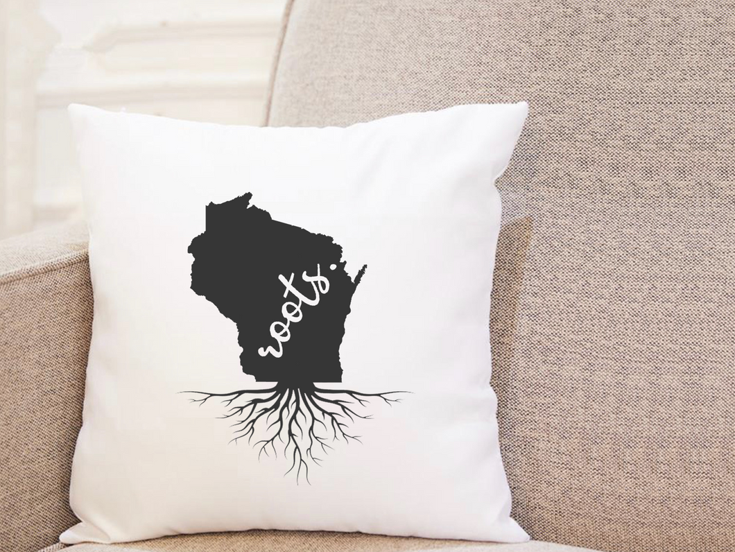 State Roots - Wisconsin - Pillow